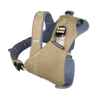 Dog harness with 'Gentle Wuff' branding on a white background